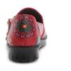 Retro Flats Spring Leather Shoes Women's Loafers Floral Mom Vintage Moccasins Ladies Flat Shoes Female Walking Footwear