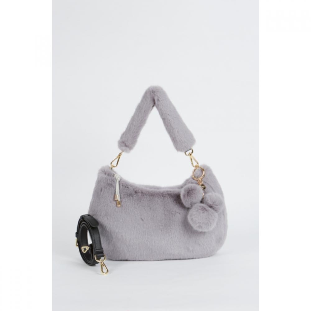 Lara Hobo Bag   Crossbody   L Gray Maiab0016