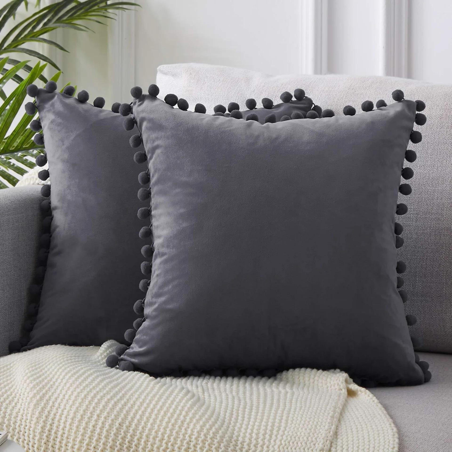 

Home Velvet Cushion Cover Decor Soft Decorative Pillow Case Cover Room Decoration Sofa Pillowcases Big 30×50 45×45 50X50 65X65cm 45x45cm
