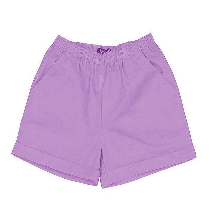 Women's Summer Solid Color Shorts Plus Size Loose Cotton Elastic Waist Casual Breathable Lightweight Outdoor Wear Pants