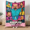 1 pezzo Coperta Morbida in Flanella Grand Theft Auto con Stampa di Designer Una coperta accogliente per tutte le stagioni, perfetta per il divano, il letto, l'ufficio