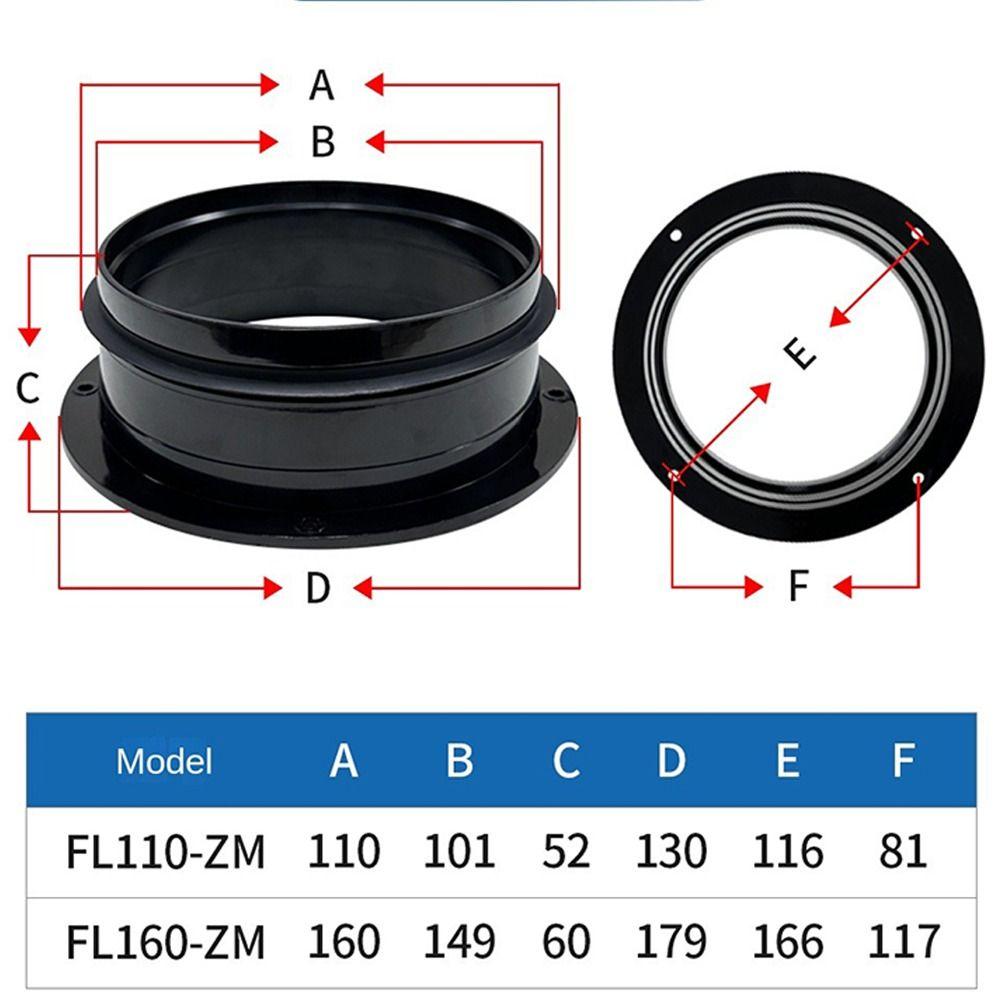 ABS PVC Pipe Flange Joint Black Sealing Ring Flange High Quality Pipe Air Vent Connector  Kitchen