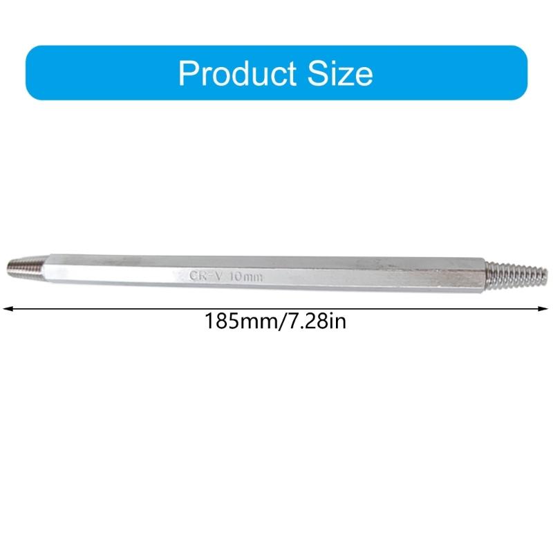 Broken Sparks Plug Extractor Tool High Strength Reverse Flute Taper Design Double Ended 6-10mm 4.5-9mm For Sparks Plug Removal