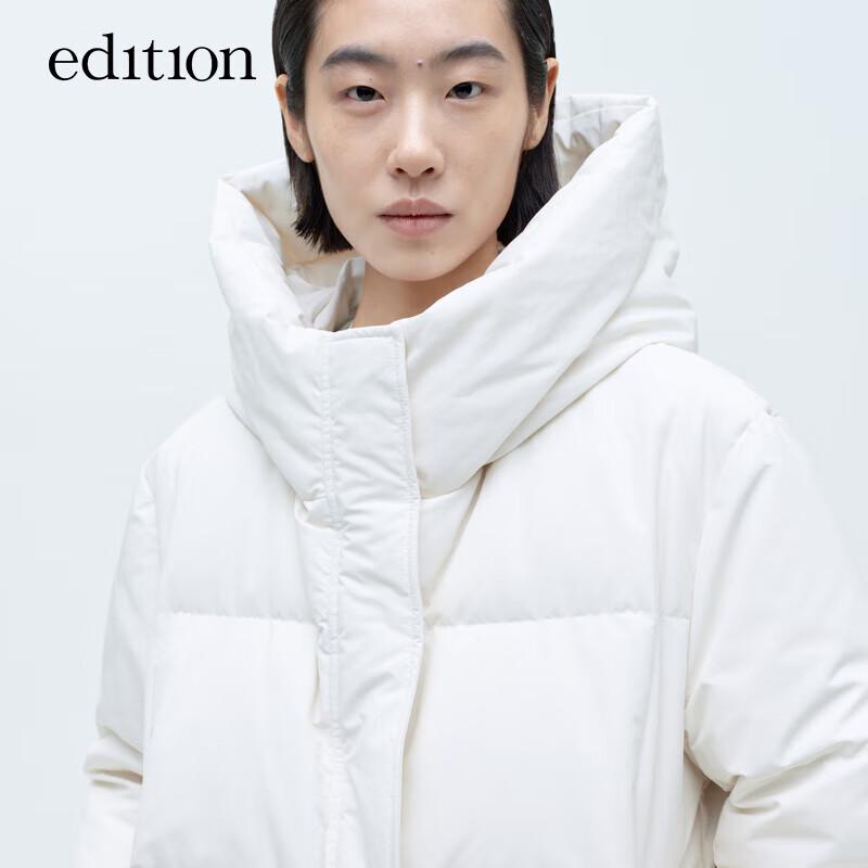 Edition Women's Hooded Short Goose Down Puffer Jacket