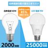 ORALUCE LED Bulbs, E26 Base, 9W, 900lm, 60W Equivalent, High Brightness, Daylight White, 5000K, Wide Beam Distribution, High Color Rendering, Energy