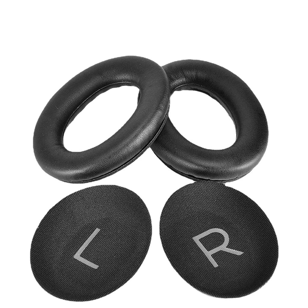 Replacement Ear Pads Cushions for Bose QC45 QuietComfort QC 45 Headphone Softer Protein Leather Earpads