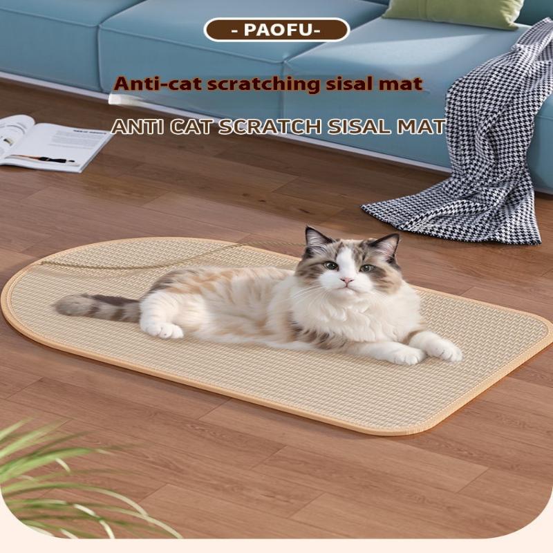 Odolné sisalové podložky na škrábání pro kočky, nástěnné podložky pro kočky, podložky na broušení drápků na pohovku, samolepky na zeď s podložkou na škrábání, hračky pro kočky, doplňky pro domácí mazlíčky