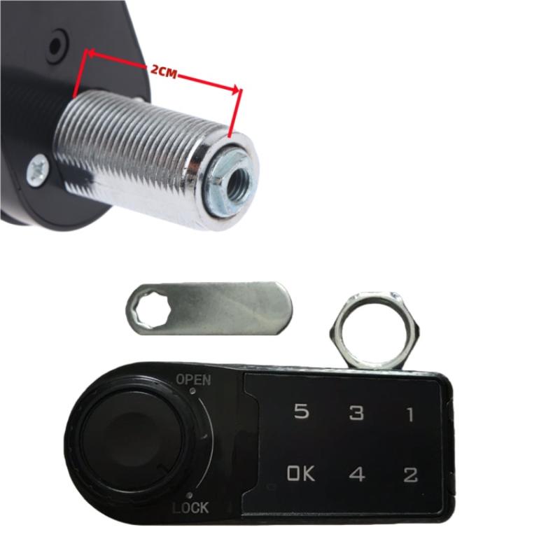1 Set Touch Keypad Password Key Access Lock Digital Electronic Security Cabinet Coded Locker Rfid Card Key Lock