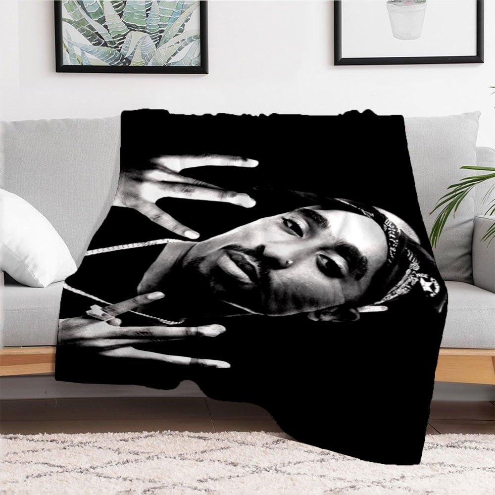 "Rapper's Bandana: Urban Style Accessory"Blanket Flannel Throw Blanket for Sofa, Bed, Travel, Camping, Office, Couch, Chair, And Bed Gift fo