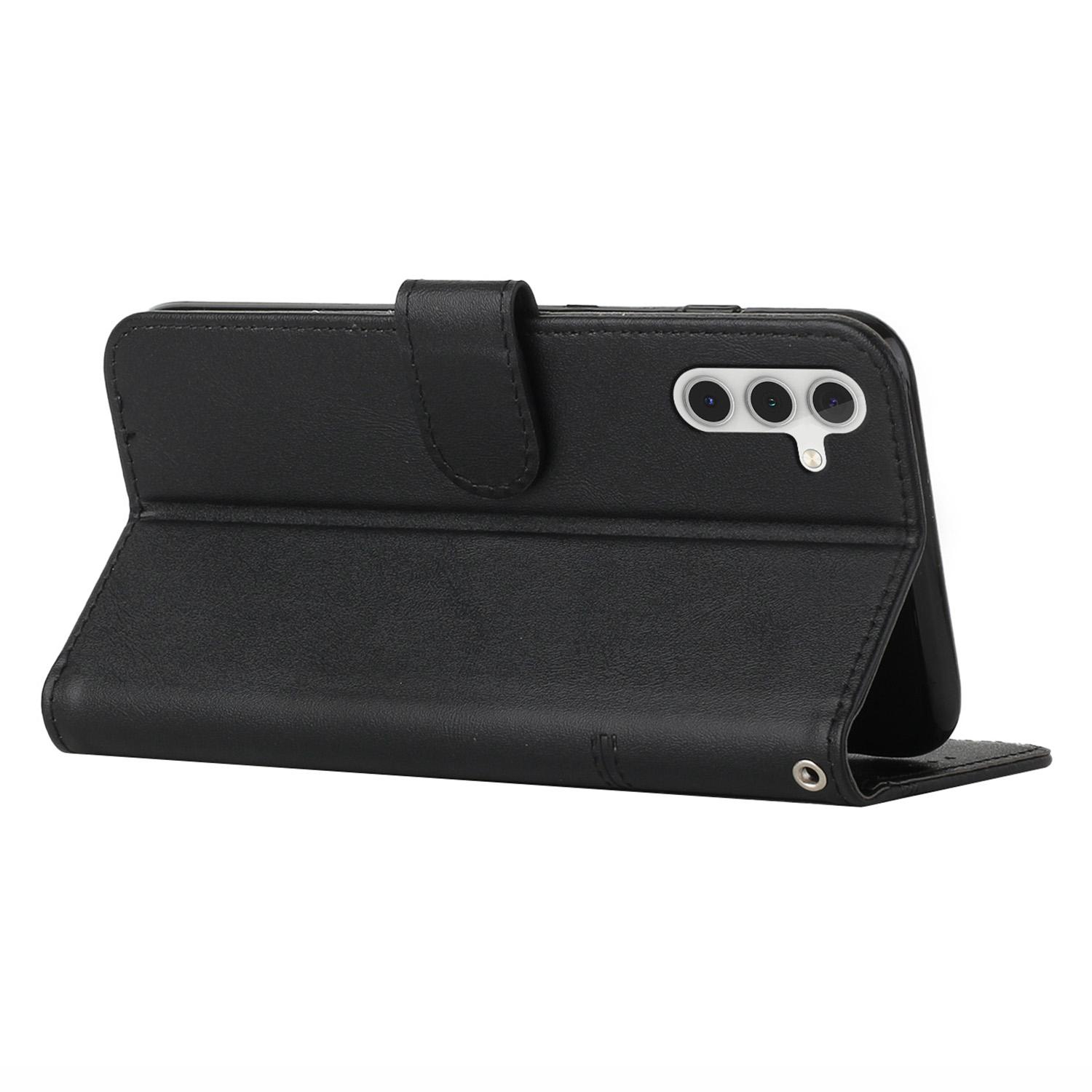 

For Samsung Galaxy A17/A26 5G/A16 5G/A16 4G Case Stand Flip Protective Leather Phone Cover Sapphire