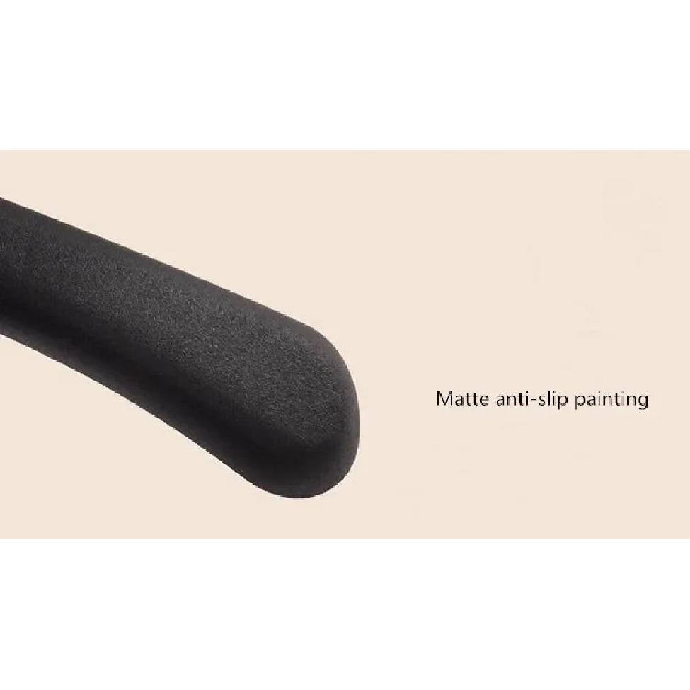 10pcs Black Thick Wide Shoulder Plastic Clothes Hanger for Coats Jacket and Fur