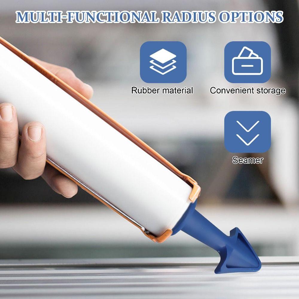 3PCS 6.5R Caulking Nozzle Set Multi-Purpose Precision Silicone Caulking Tools Reusable Caulk Nozzle Applicator
