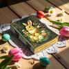 Bunny Rabbit Leather Grimoire Journal: Deckle Edge Spell Book