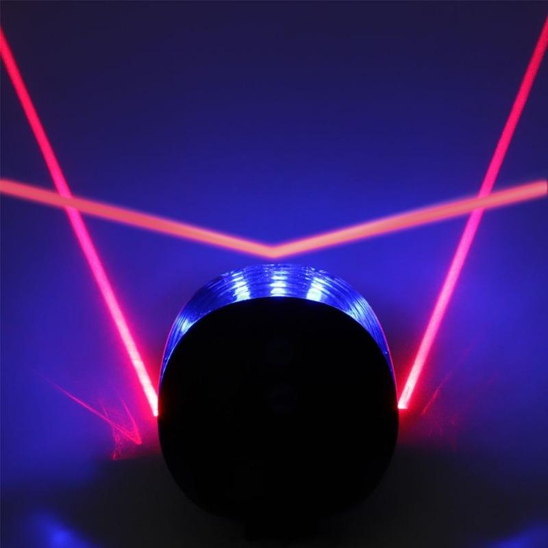 

Waterproof Bicycle Cycling Lights Taillights LED Laser Safety Warning Bicycle Tail Bicycle Accessories Light. Yellow