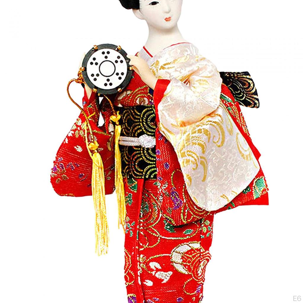 Japanese Geisha Doll - Artistic Home Decor Piece