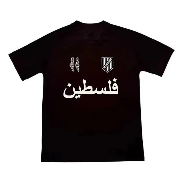 Camiseta Com Escrita arabe Do Palestine Fc XXL