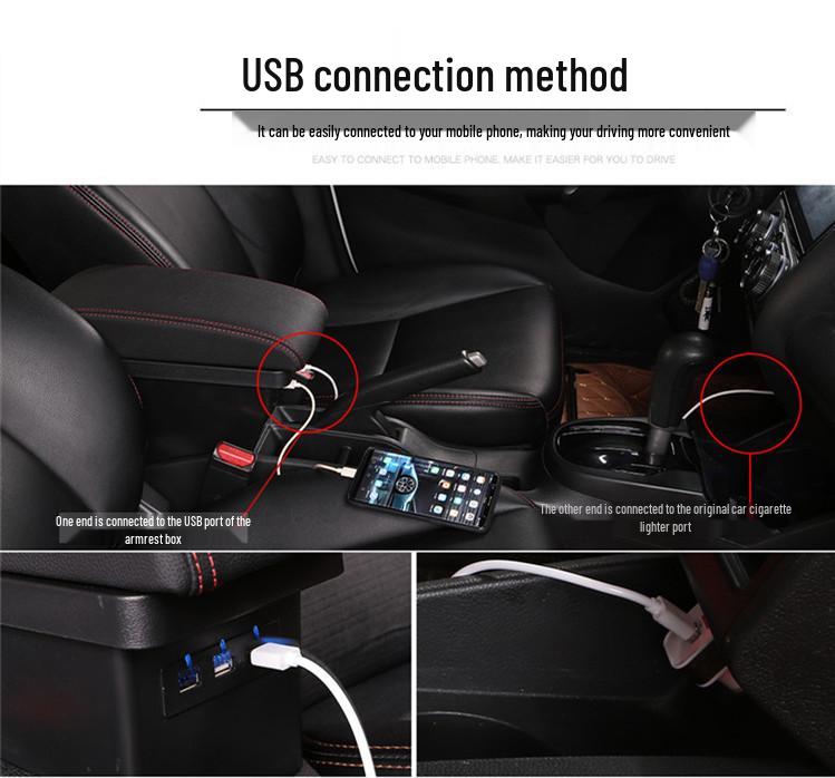 2018 VW Polo Armrest Box & Accessories for Center Console Upgrade 2017+