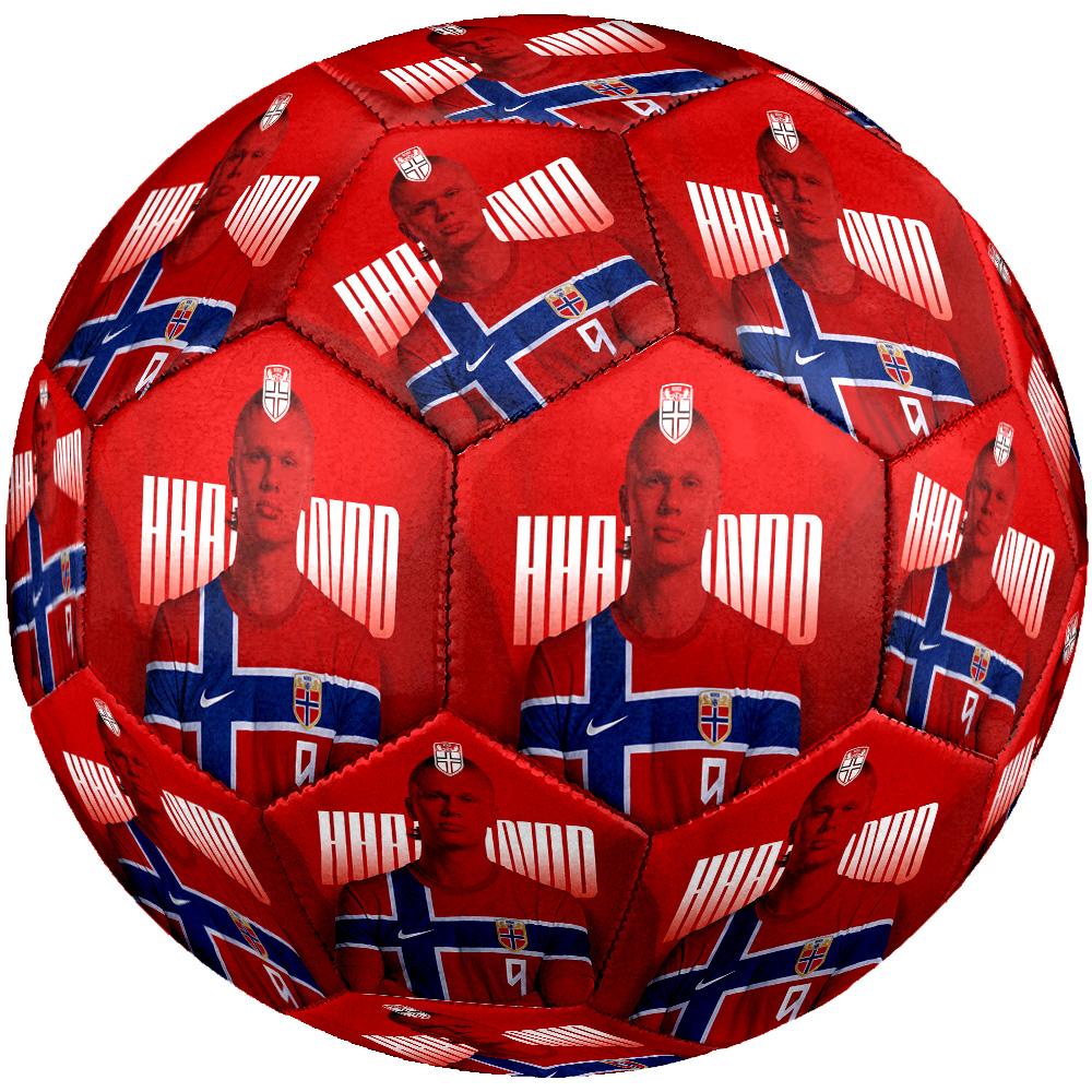 Haaland Soccer Ball Size 5 Football Machinestitched Indooroutdoor Universal Football Sports Enthusiast Gifts Distinctive Home Decor And Party Gift