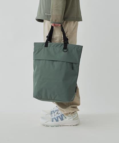 Snow Peak 2025 New Everyday Use 2-Way Tote Bag, Size One, Gray, AC-25SU404, 14L Capacity, Camping/Outdoor Use