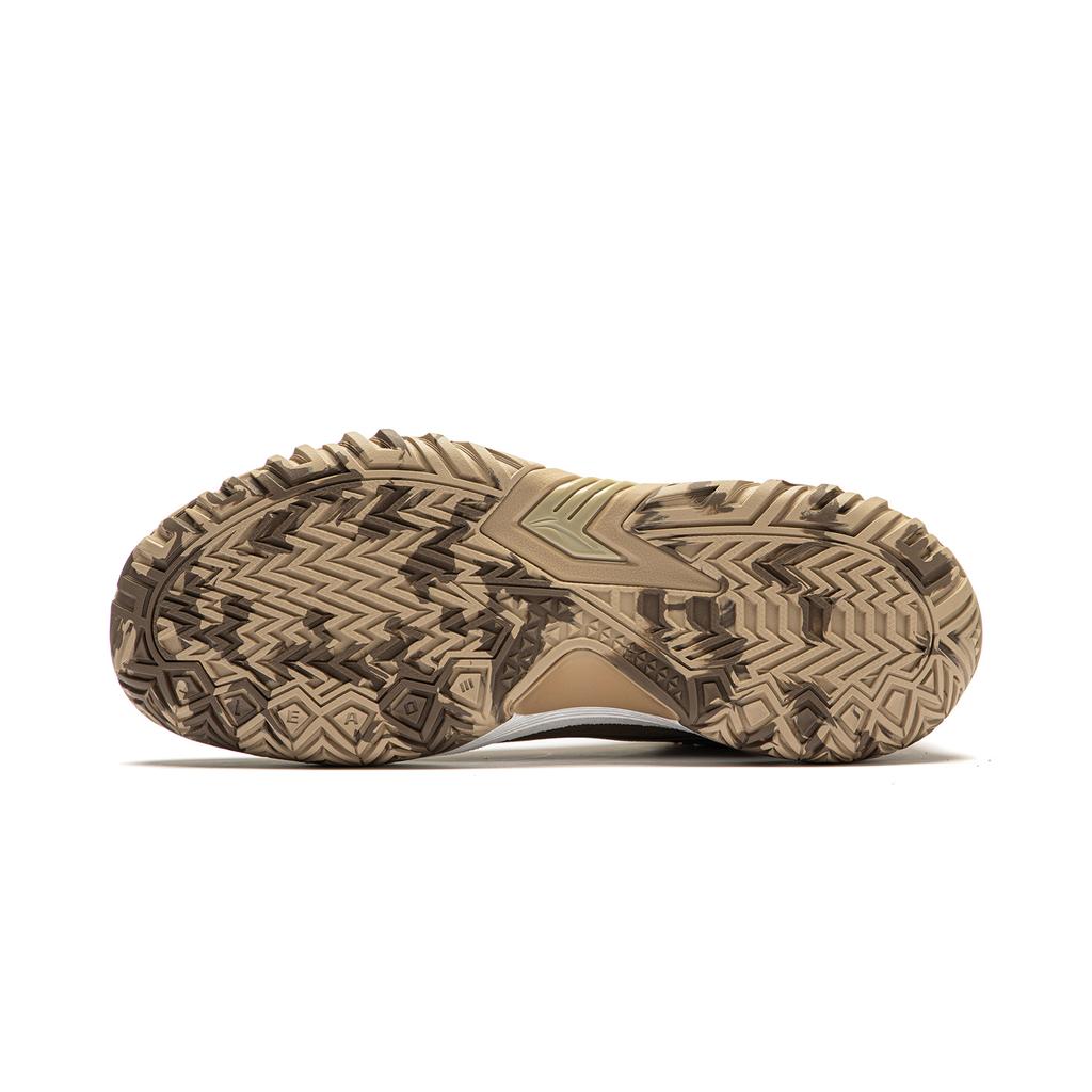 Li Ning Jiao Ao 3 V2 Scarpe da Basket Deserto Uomo sneaker Marrone Tè Marrone ABFW007-5