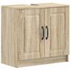UTRECHT Sink Vanity Cabinet Sonoma Oak 59.5 X 31.5 X 59 Cm