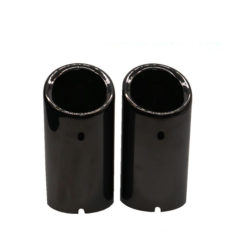 1 Pair Car Rear Exhaust Tail Pipe Muffler Throat 3 Colors For BMW E90 E92 325i 328i 2006 - 2010 F10 F11 F18 520i 523i 525i 528i
