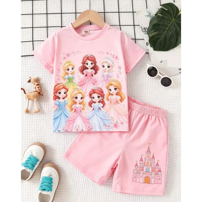 Children's Short-sleeved Two-piece Set