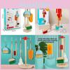Children Cleaning Toy Set With Wooden Plastic Materials For Imaginative Play And Parent Child Interaction