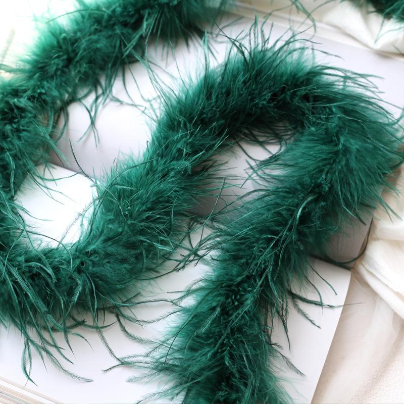 Special Offer White Black Ostrich Feather Top Latin Dance Clothes Pajamas Nightgown Diy Decorative Clothing Accessories