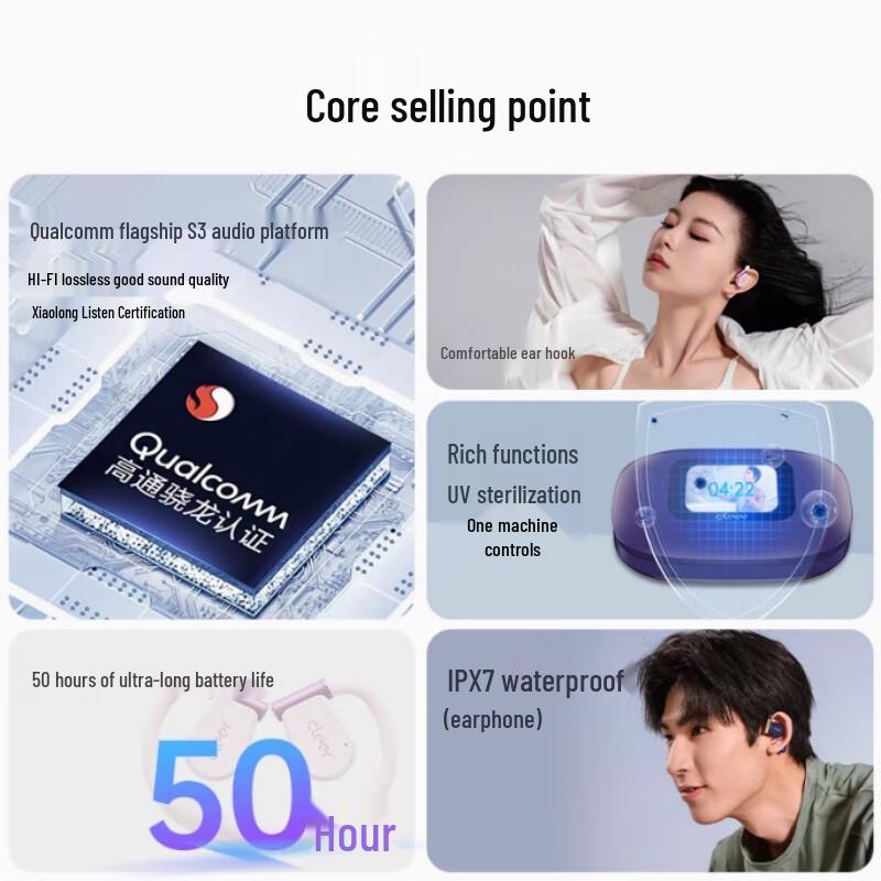 Cleer ARC3 Youth Edition Open-Ear AI Headphones