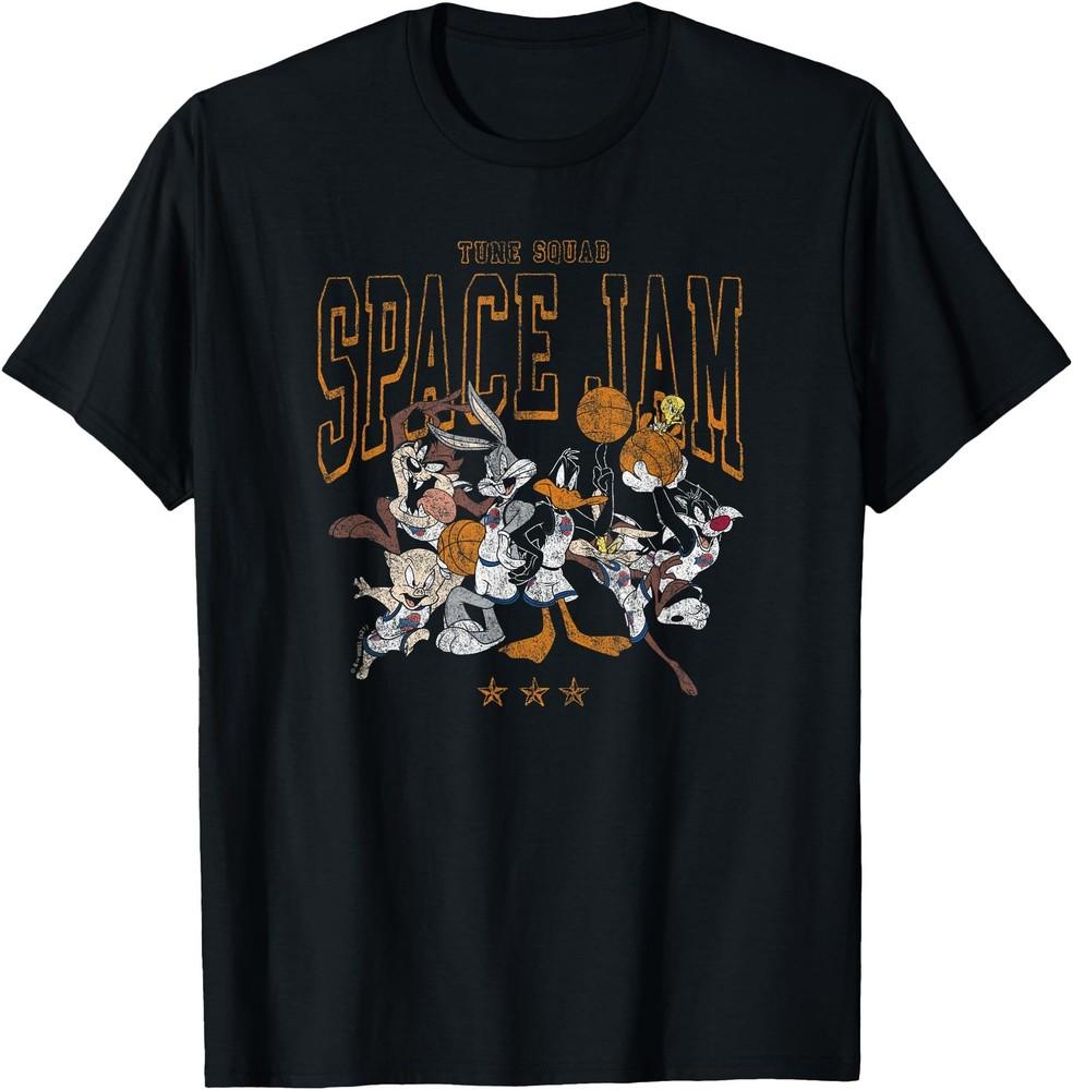 Space Jam Classic Tune Squad Distressed Poster T-Shirt Unisex T-Shirt XL