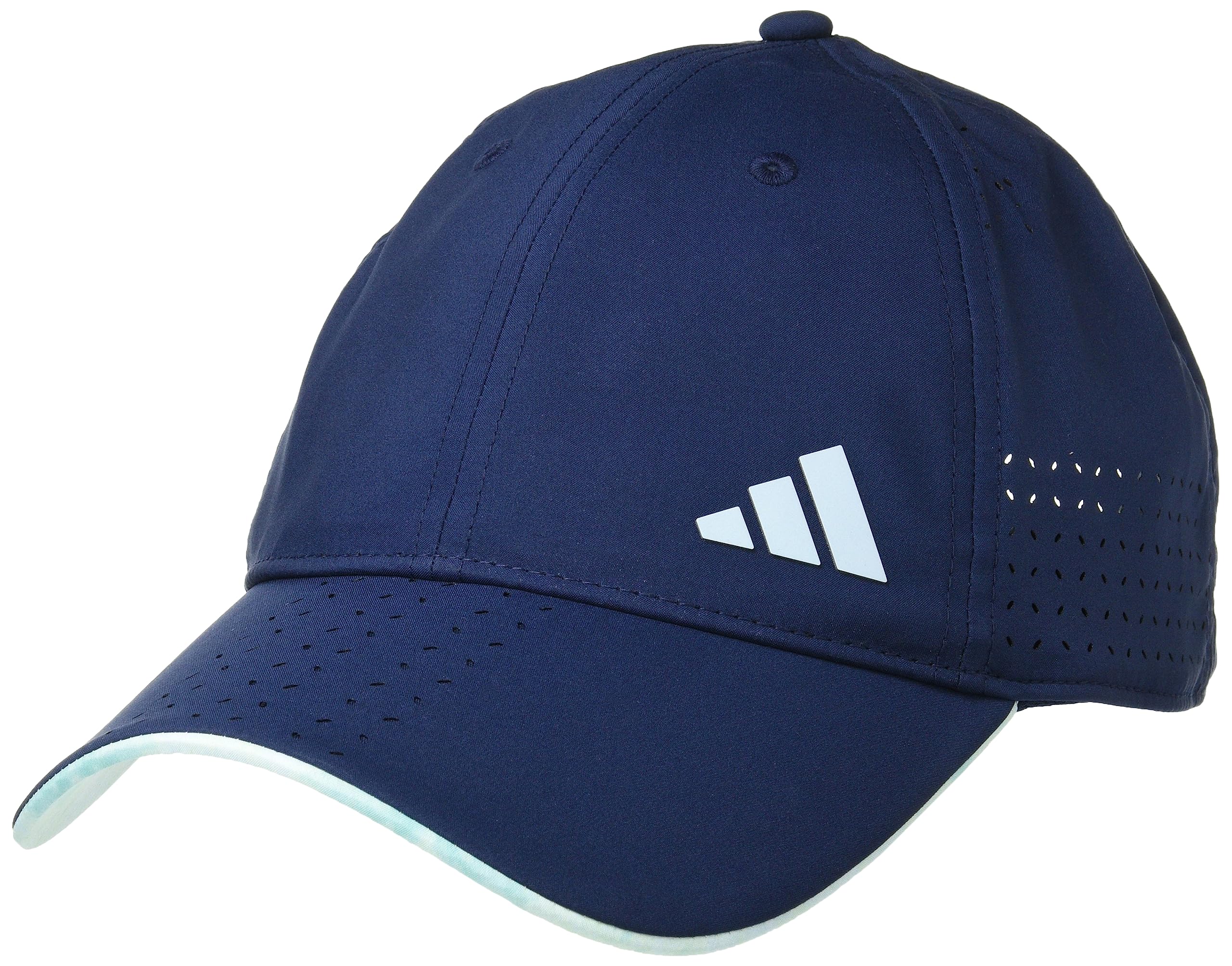 

Кепка для гольфа Adidas Golf с голографическим логотипом и College OSFW, женская, перфорированная, темно-синяя,