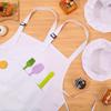 2 Pack Kids Chef Apron and Hat, Adjustable Kitchen Cooking Apron with Two Pockets for Girls Boys