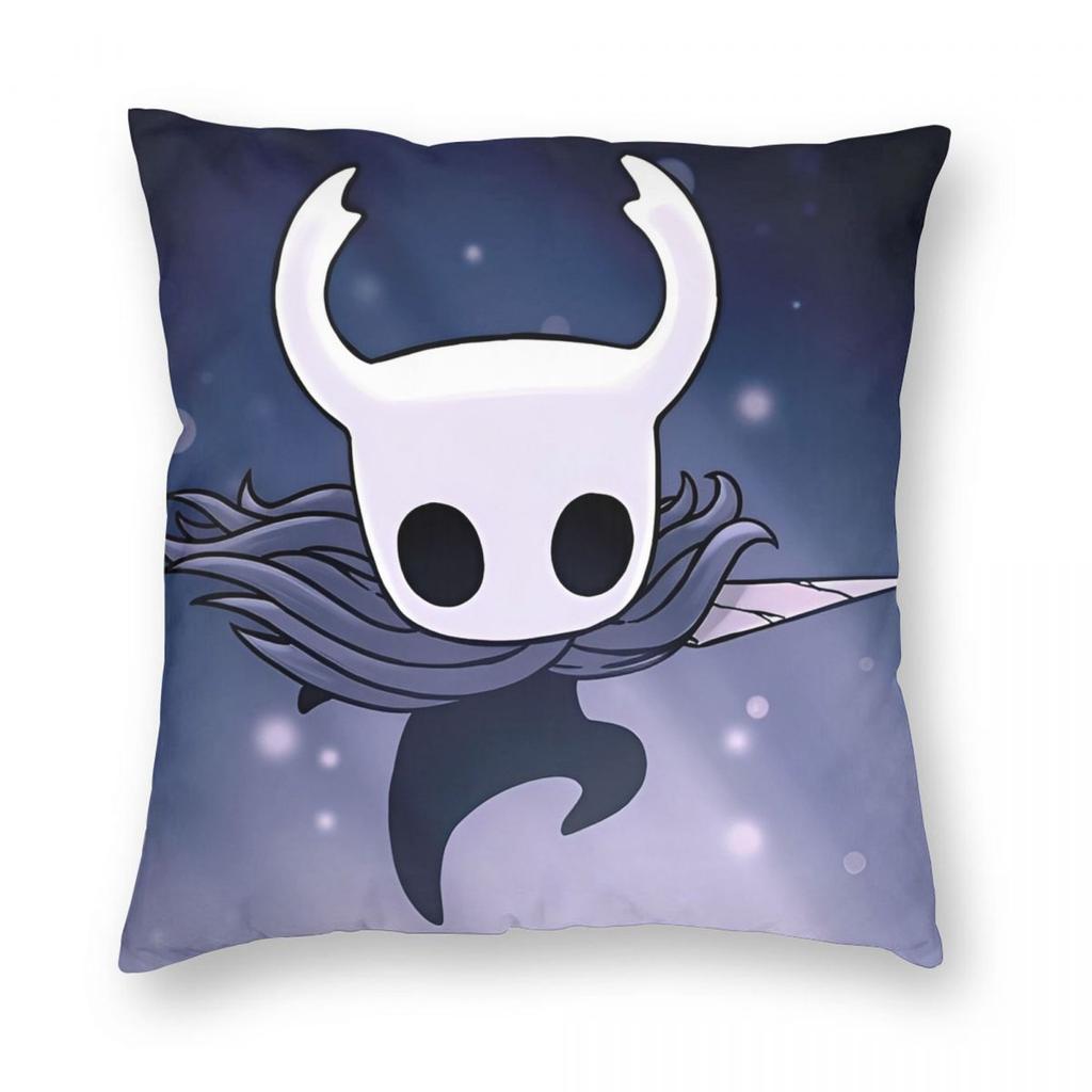 Spiel Hollow Knight Silksong Kissenbezug Doppelseitiger Druck Polyester Kissenbezug Dekor Kissenhülle Zuhause Quadratisch 45*45cm