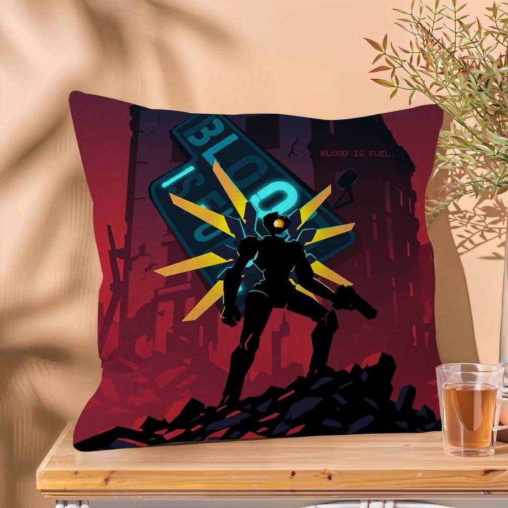 Popular New Video Game UUltrakill Pillow Gift Home Office Decoration Bedroom Sofa Car Cushion Cover Case X