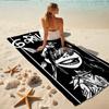 1Pc Gorillaz Artistic Fusion Beach Towel, Quick Dry, Multi-Use for Beach Pool Gym Yoga Home Travel, Christmas, Halloween, Xmas Gift S929378