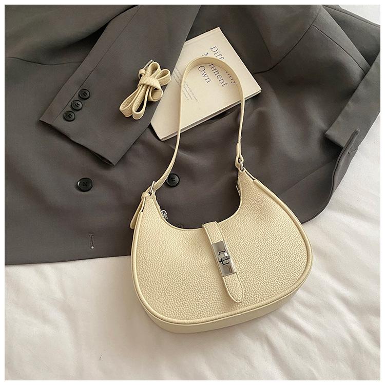 Simple Casual Daily Shoulder Bag Women's 2025 Summer New High-end Texture Messenger Dumpling Bag