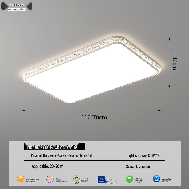 Modern Minimalist LED Ceiling Light for Bedroom, Living Room, Bathroom, or Balcony