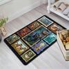 Dinosaur Collection Pattern Rug Floor Mat for Living Room or Bedroom Soft and Comfortable Carpet a Gift for Birthday and Holiday.