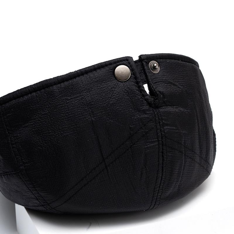 Autumn Winter Cotton Warm Cap Men's Forward Cap Retro Peaked Cap British Beret Newsboy Cap