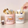 2Pcs Cartoon Pen Holder Cute Big Mouth Desktop Organizer for Home Office Multi-Use Storage for Pens Makeup Brushes Creative Gift for Kids Adults
