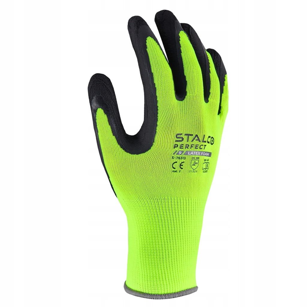 Stalco Perfect Polyester Latex Foam Gloves 9 Inch S-76313