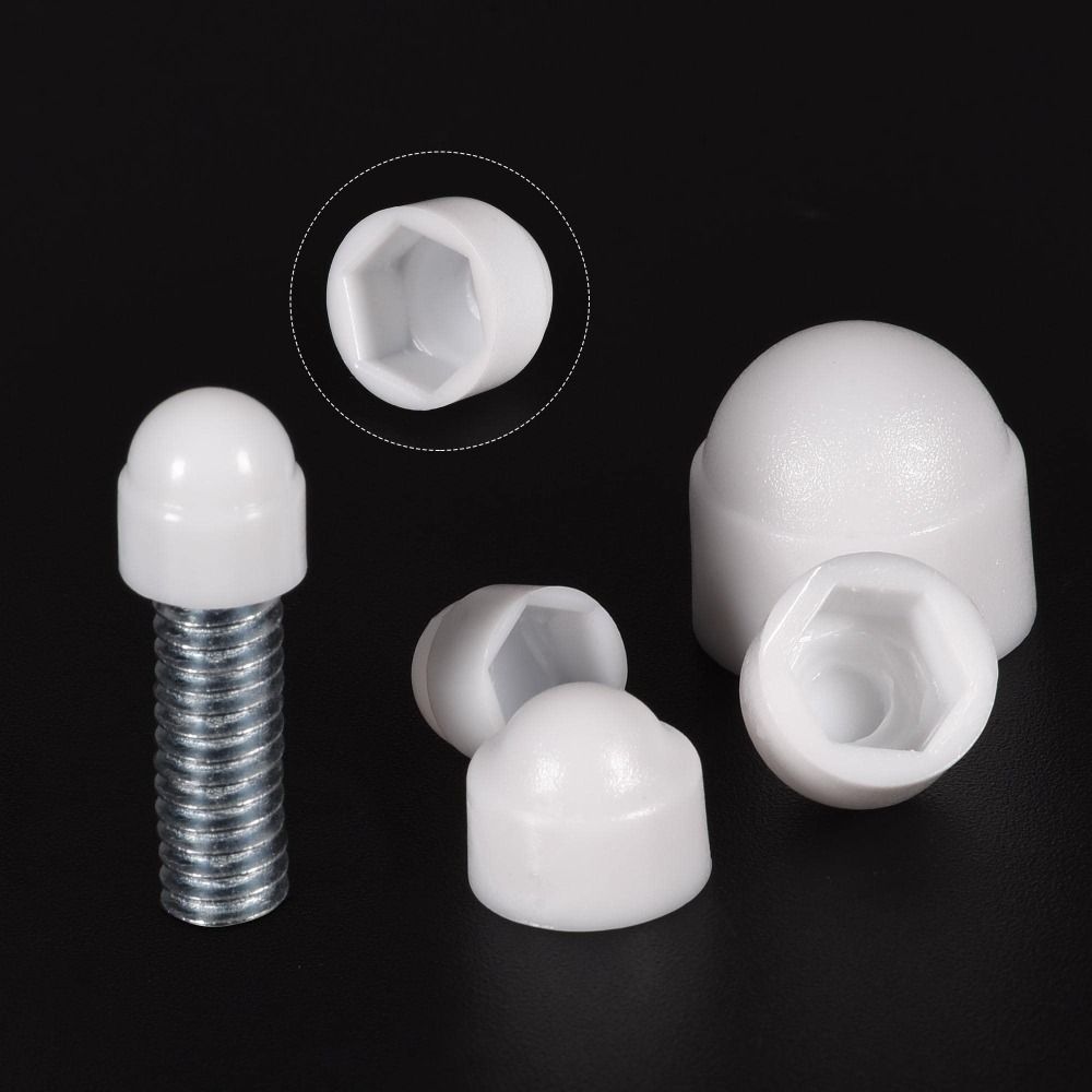 50pcs 13mm Head Protection Cap Covers M8*13*15mm M8 Screw Cover Plastic Dome Bolt