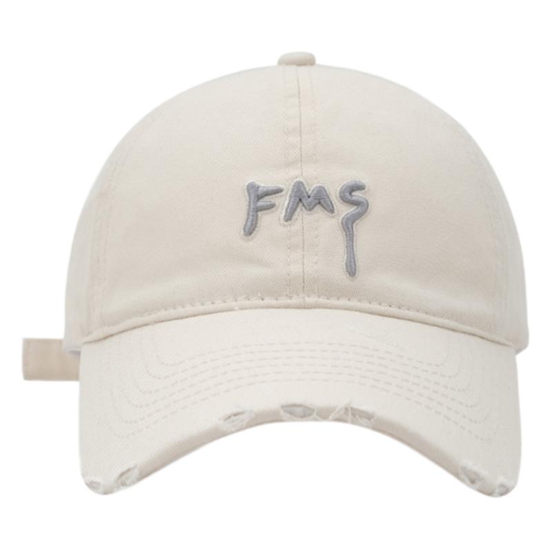 Embroidery Letter Baseball Hat for Girl Adjust Sports Hat Elegant Sun Hat Open Top Hat Women Vacation Hat Headwear