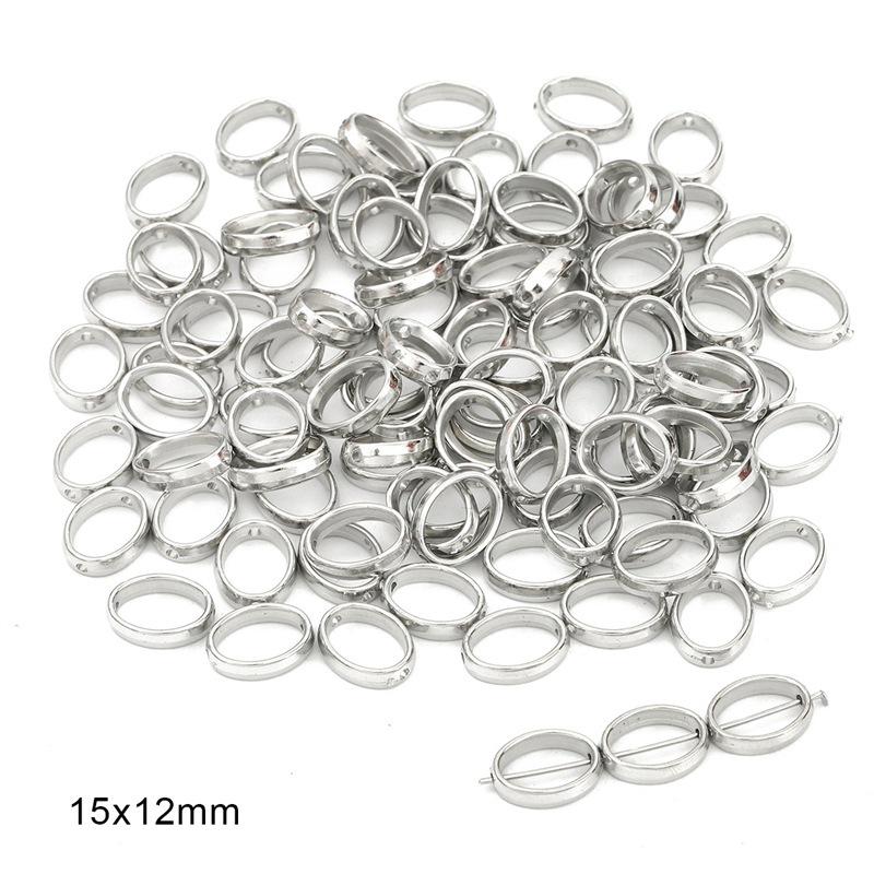 Multi-Size Electroplated CCB Plastic Large-Hole Beads for DIY Jewelry Crafting