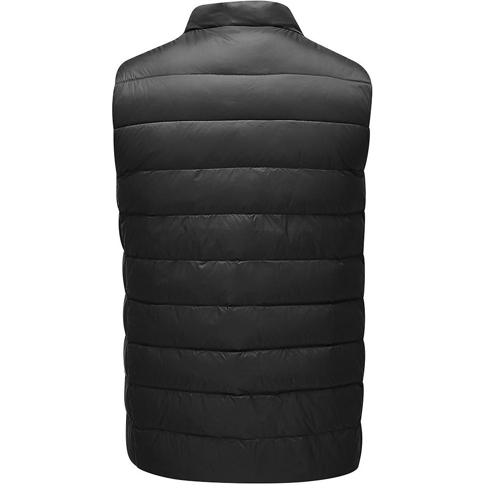 Skechers Basic Sports Series FW24 Lightweight Warm Woven Vest Men Vests Carbon-Black P424M155-0018