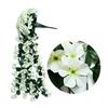 Outdoor Artificial Fall Fake Flowers Hanging Vines UV Resistant Faux Flowers Realistic Look Home Garden Decor
