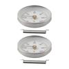 Bimetallic Temperature Gauge Stainless Steel Thermometer Industrial Heating Silver Robust Stainless Steel Tube For Heating