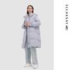 ELLASSAY Women's Mid-length Hooded Goose Down Jacket EWD344L02900