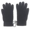 Pristine HERMES Gloves H Logo Motif All-over Knit Gloves Black Cashmere Mens L Used
